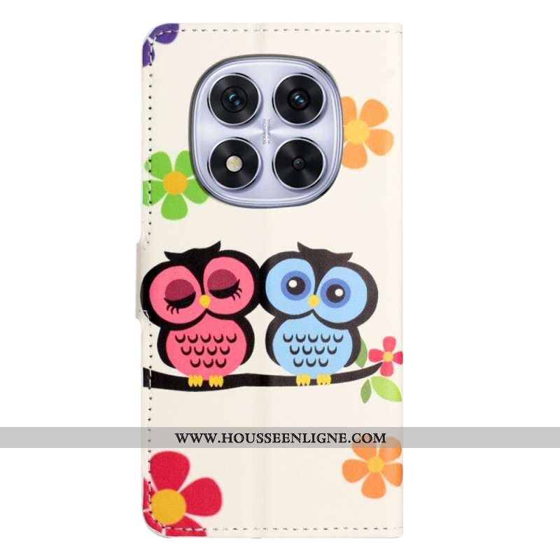 Housse Xiaomi Redmi Note 15 Pro 5G Couple de Hiboux