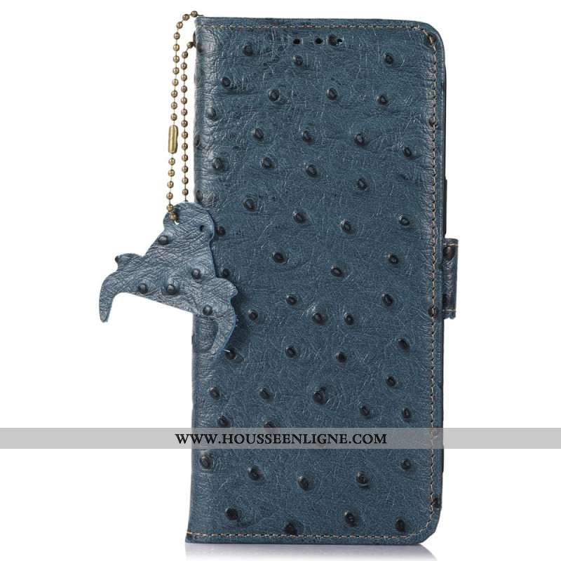 Housse Xiaomi Redmi Note 15 Pro 5G Cuir Véritable Texturé