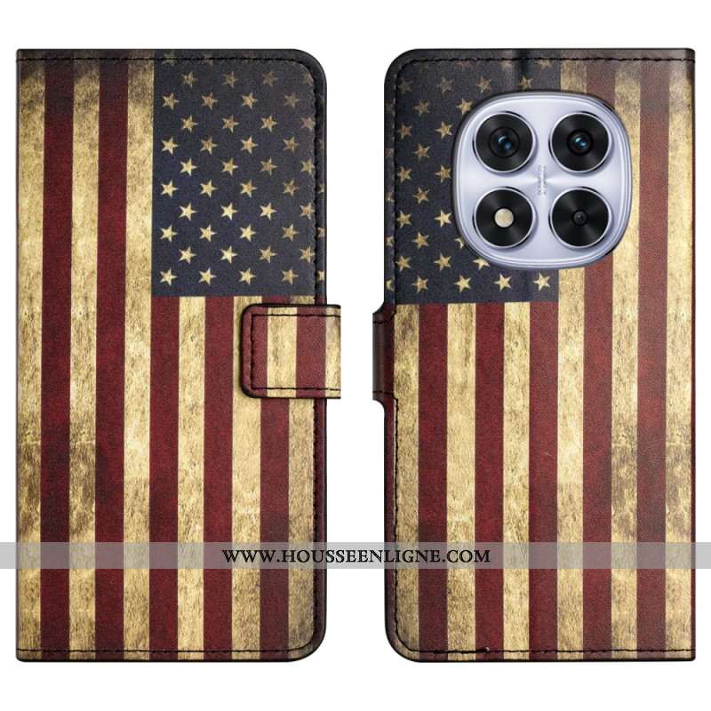 Housse Xiaomi Redmi Note 15 Pro 5G Drapeau Américain