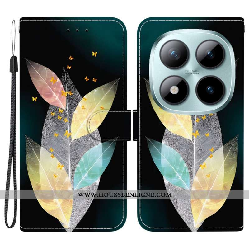 Housse Xiaomi Redmi Note 15 Pro 5G Feuilles Colorées