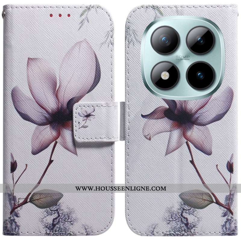 Housse Xiaomi Redmi Note 15 Pro 5G Fleur Rose