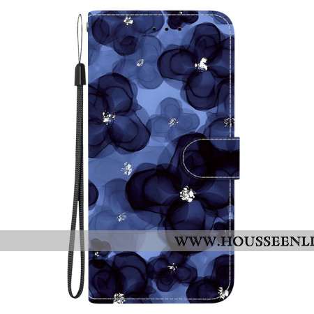 Housse Xiaomi Redmi Note 15 Pro 5G Fleurs Bleues