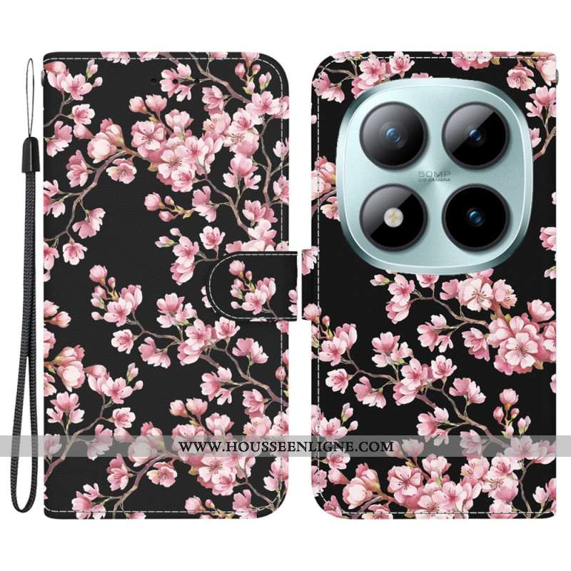 Housse Xiaomi Redmi Note 15 Pro 5G Fleurs de Prunier