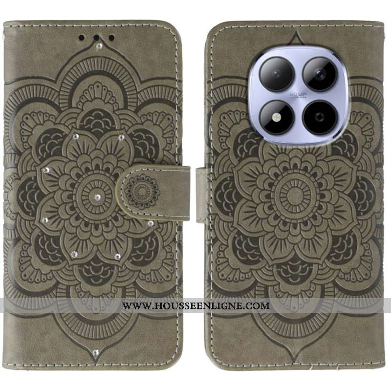 Housse Xiaomi Redmi Note 15 Pro 5G Mandala et Strass