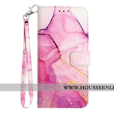 Housse Xiaomi Redmi Note 15 Pro 5G Marbre à Lanière