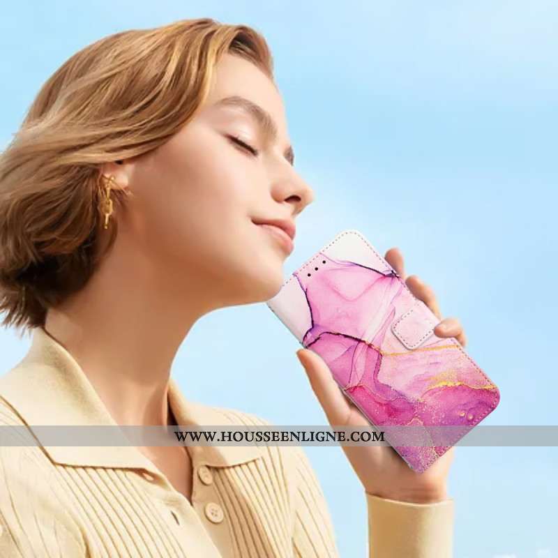 Housse Xiaomi Redmi Note 15 Pro 5G Marbre à Lanière