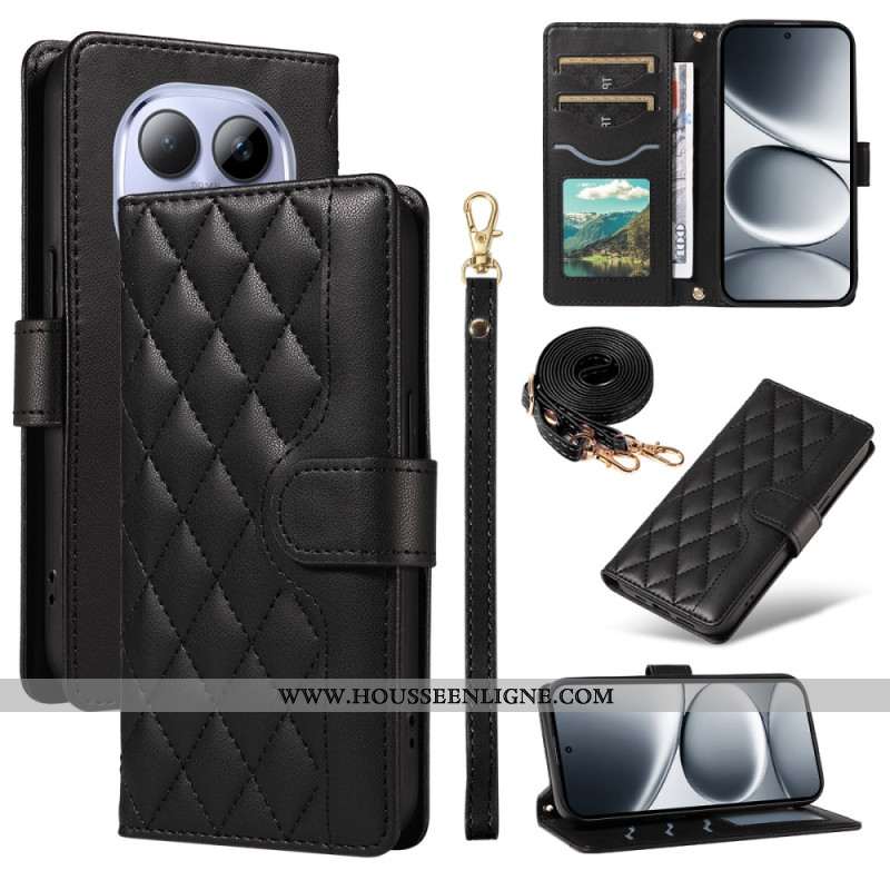 Housse Xiaomi Redmi Note 15 Pro 5G Matelassée avec Sangles