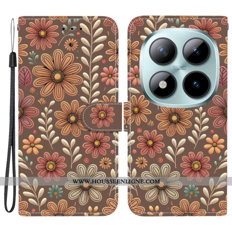 Housse Xiaomi Redmi Note 15 Pro 5G Motif Floral