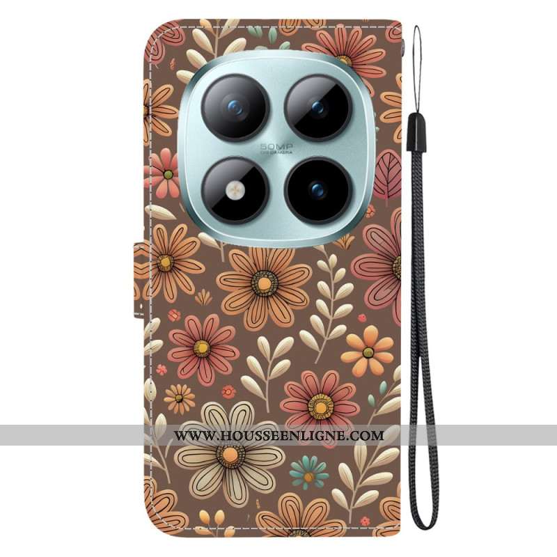 Housse Xiaomi Redmi Note 15 Pro 5G Motif Floral