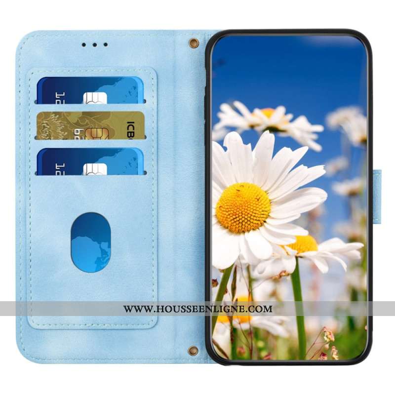 Housse Xiaomi Redmi Note 15 Pro 5G Motif Floral avec Lanière