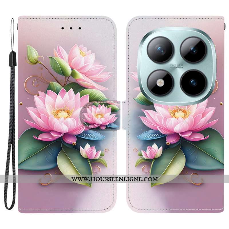 Housse Xiaomi Redmi Note 15 Pro 5G Motif Lotus