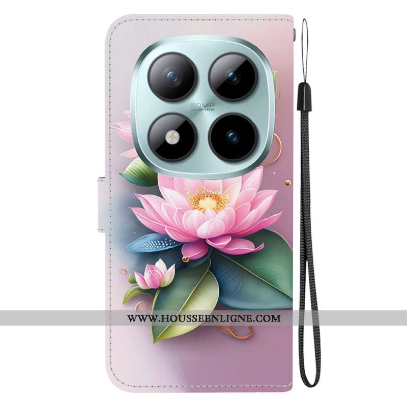 Housse Xiaomi Redmi Note 15 Pro 5G Motif Lotus