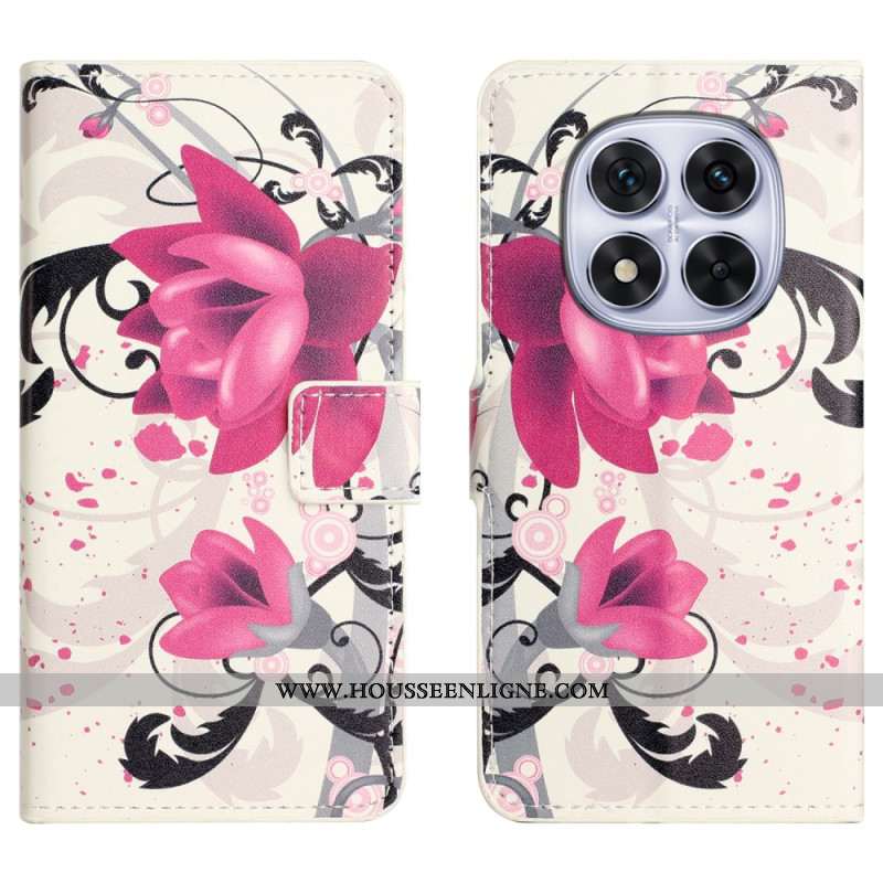 Housse Xiaomi Redmi Note 15 Pro 5G Motif Lotus