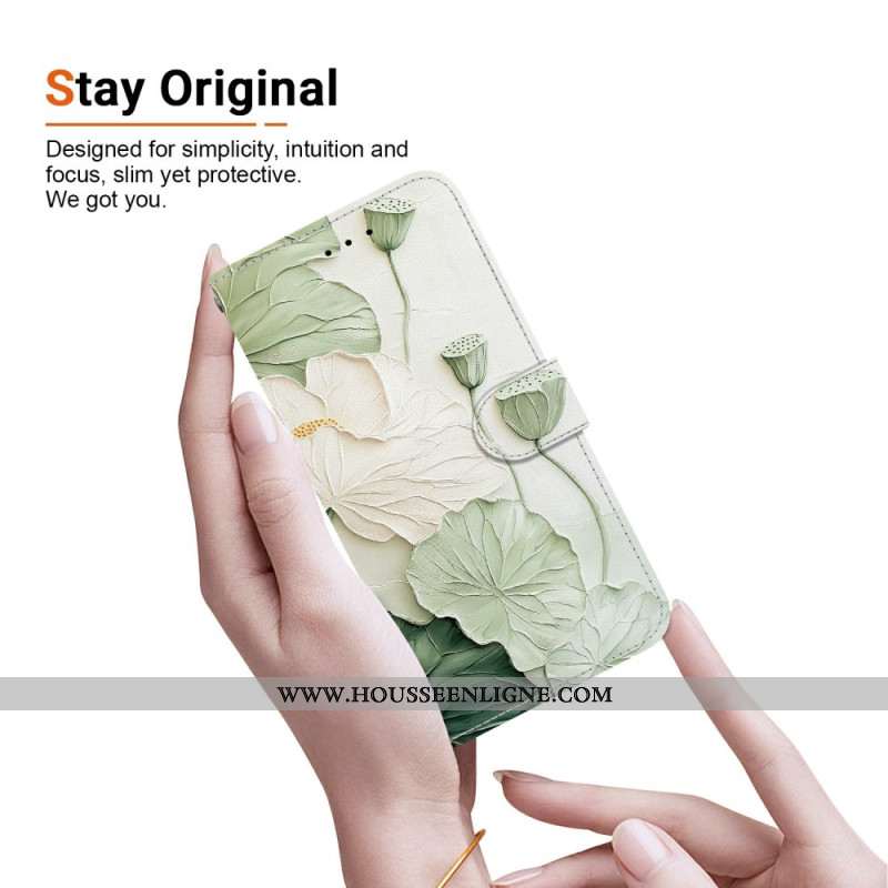 Housse Xiaomi Redmi Note 15 Pro 5G Motif Lotus