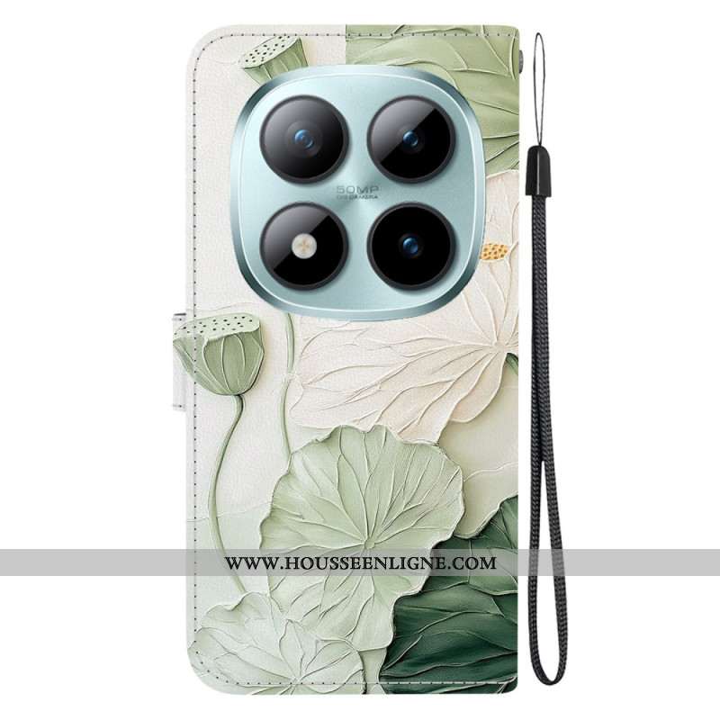 Housse Xiaomi Redmi Note 15 Pro 5G Motif Lotus