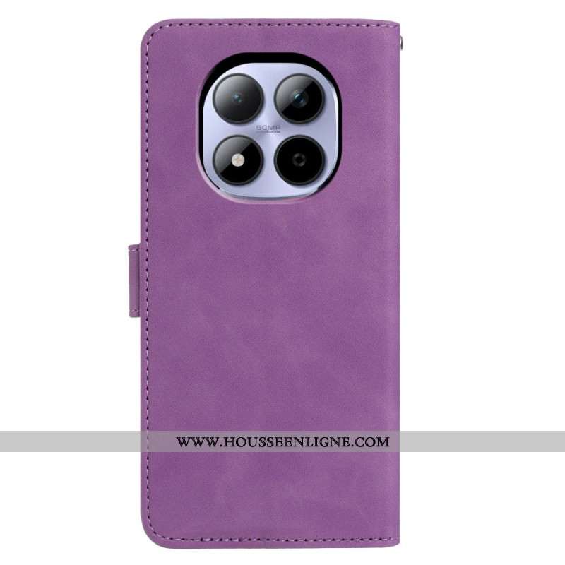 Housse Xiaomi Redmi Note 15 Pro 5G Motif Papillon et Fleur