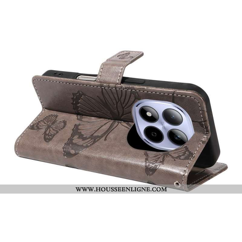 Housse Xiaomi Redmi Note 15 Pro 5G Papillons Géants