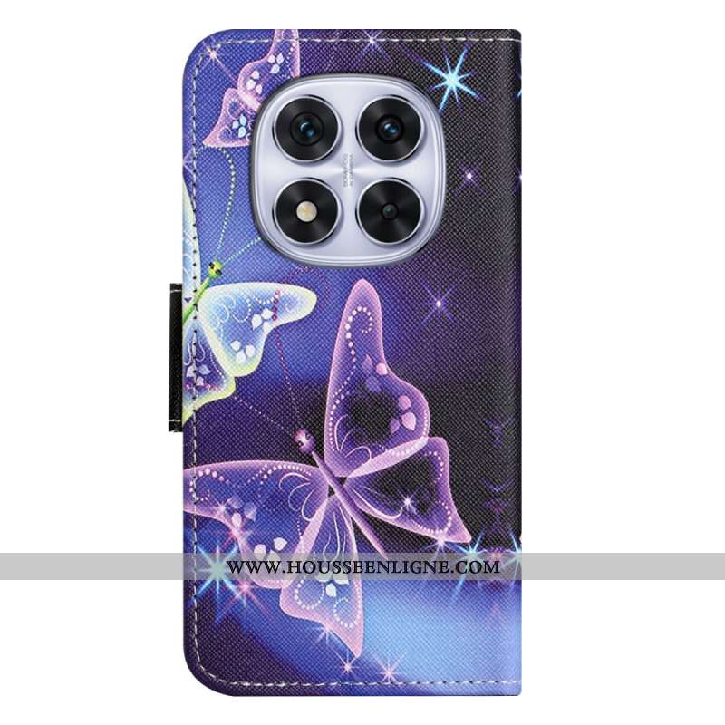 Housse Xiaomi Redmi Note 15 Pro 5G Papillons Scintillants