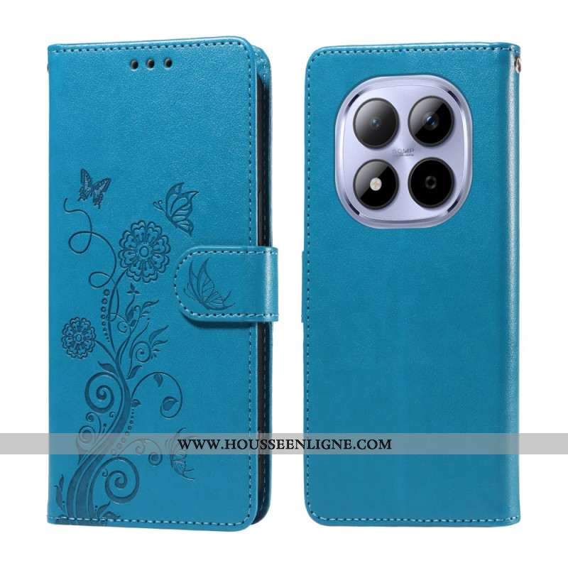 Housse Xiaomi Redmi Note 15 Pro 5G Papillons et Fleurs