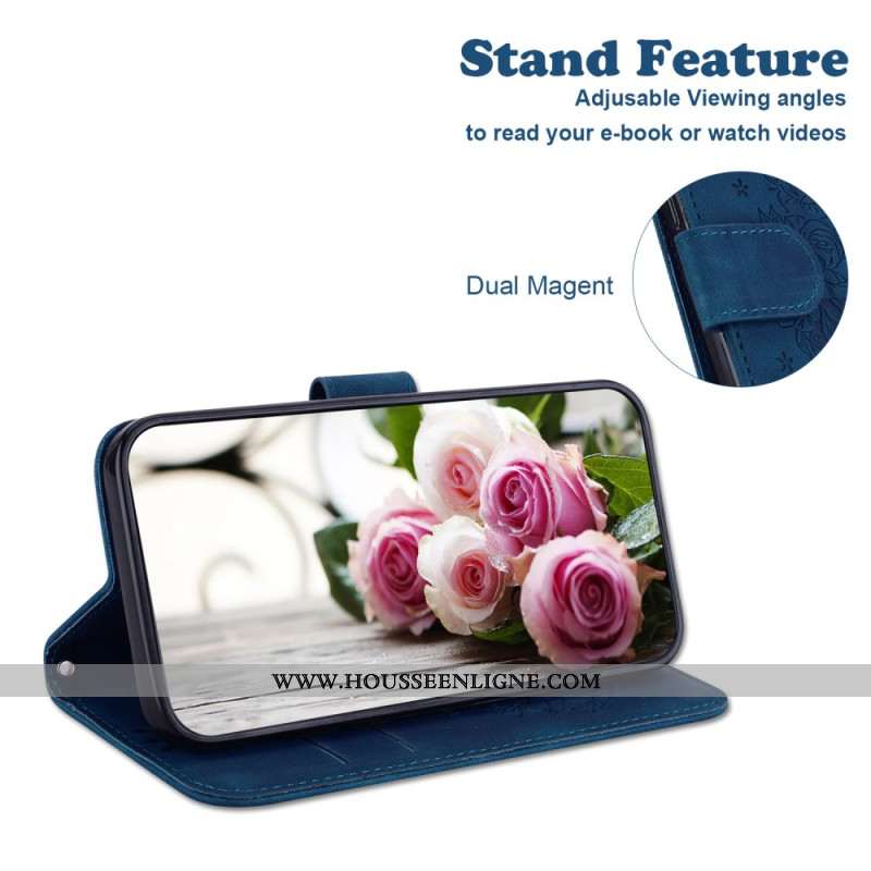 Housse Xiaomi Redmi Note 15 Pro 5G Papillons et Roses