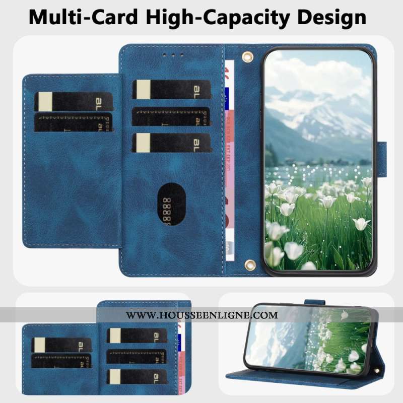 Housse Xiaomi Redmi Note 15 Pro 5G Portefeuille 5 Porte-Cartes