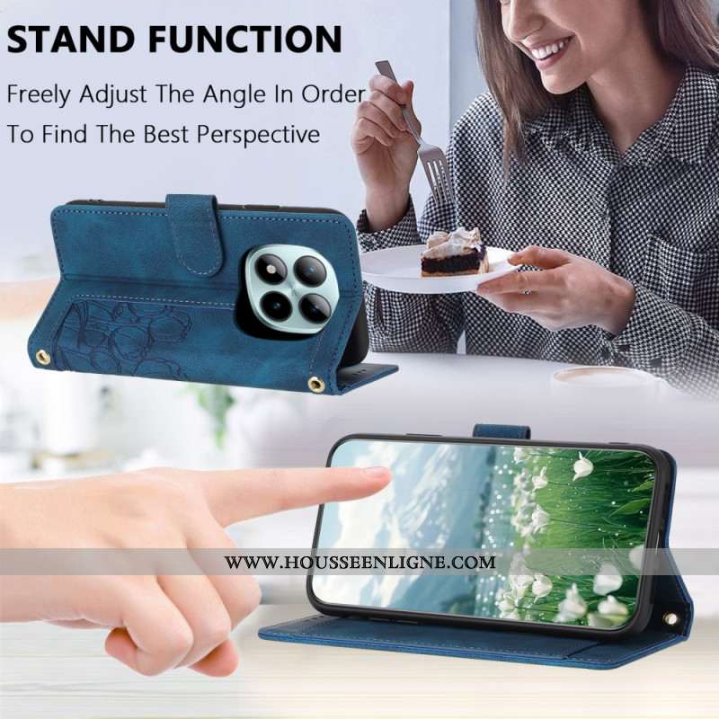 Housse Xiaomi Redmi Note 15 Pro 5G Portefeuille 5 Porte-Cartes