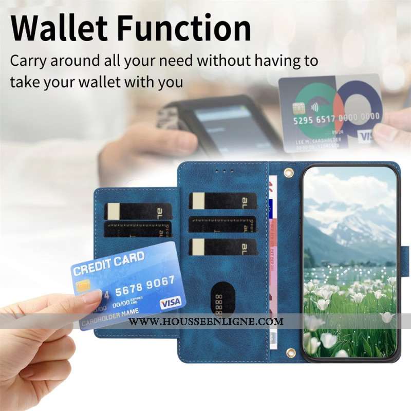 Housse Xiaomi Redmi Note 15 Pro 5G Portefeuille 5 Porte-Cartes