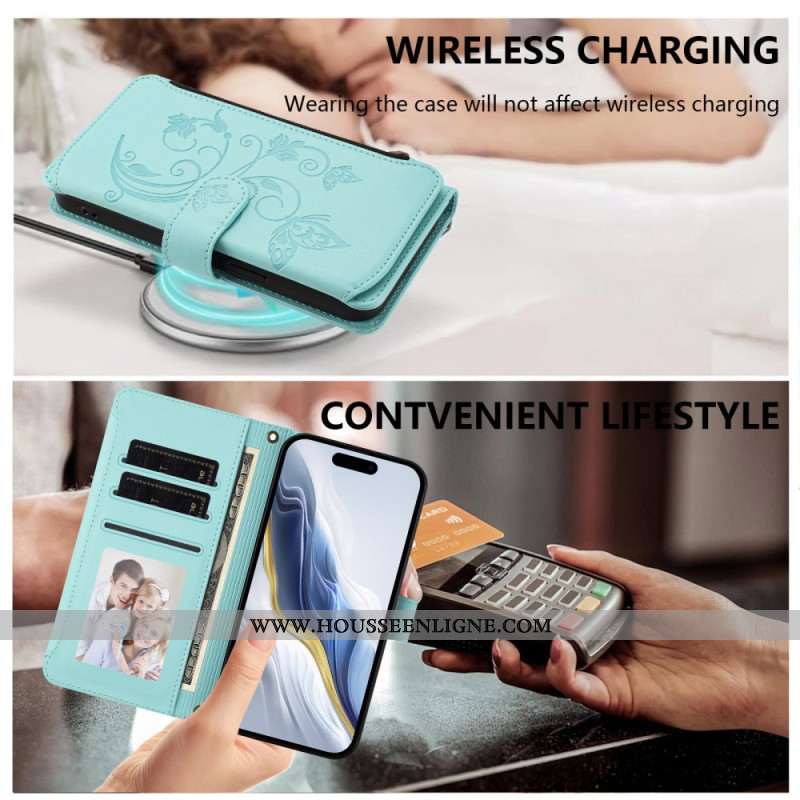 Housse Xiaomi Redmi Note 15 Pro 5G Portefeuille 6 Porte-Cartes