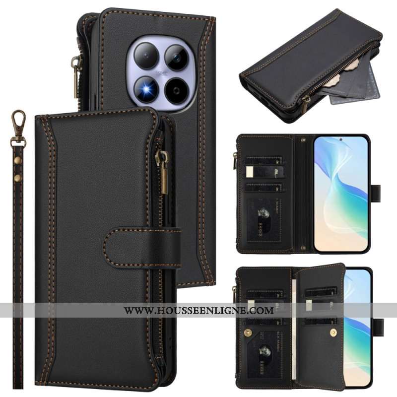 Housse Xiaomi Redmi Note 15 Pro 5G Portefeuille 9 Porte-Cartes