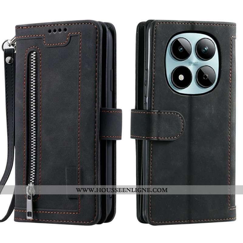 Housse Xiaomi Redmi Note 15 Pro 5G Portefeuille 9 Porte-Cartes