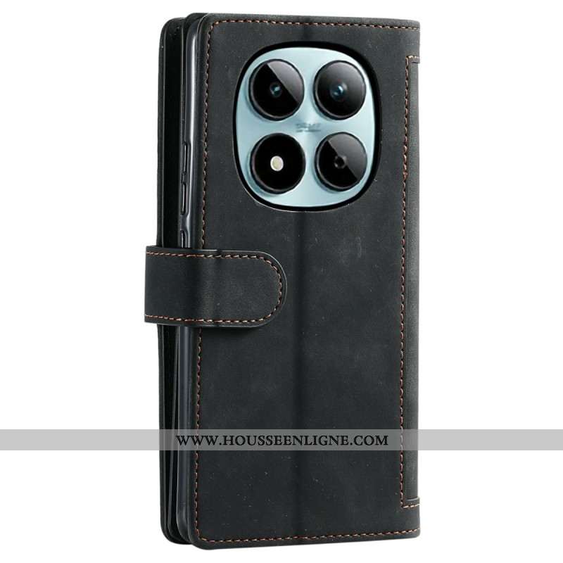 Housse Xiaomi Redmi Note 15 Pro 5G Portefeuille 9 Porte-Cartes