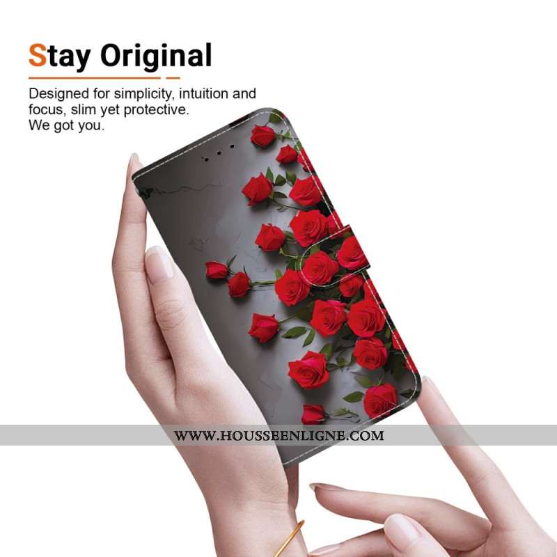 Housse Xiaomi Redmi Note 15 Pro 5G Roses Rouges