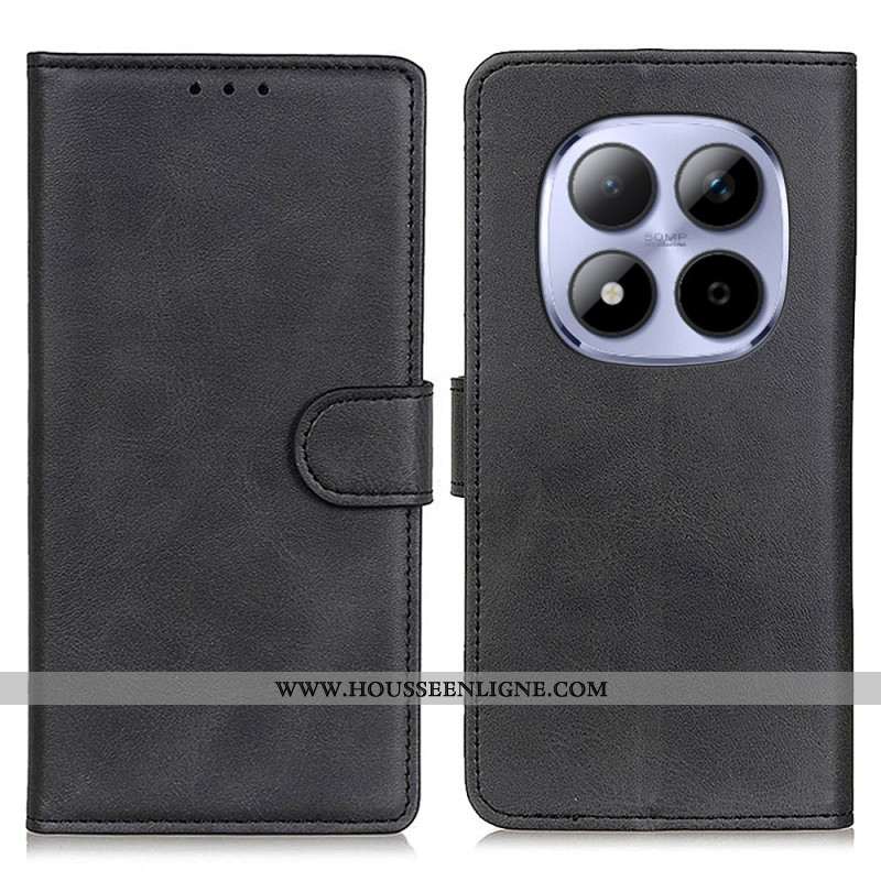 Housse Xiaomi Redmi Note 15 Pro 5G Simili Cuir Mat