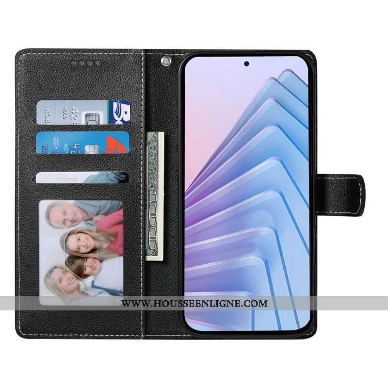 Housse Xiaomi Redmi Note 15 Pro 5G Simili Cuir Uni