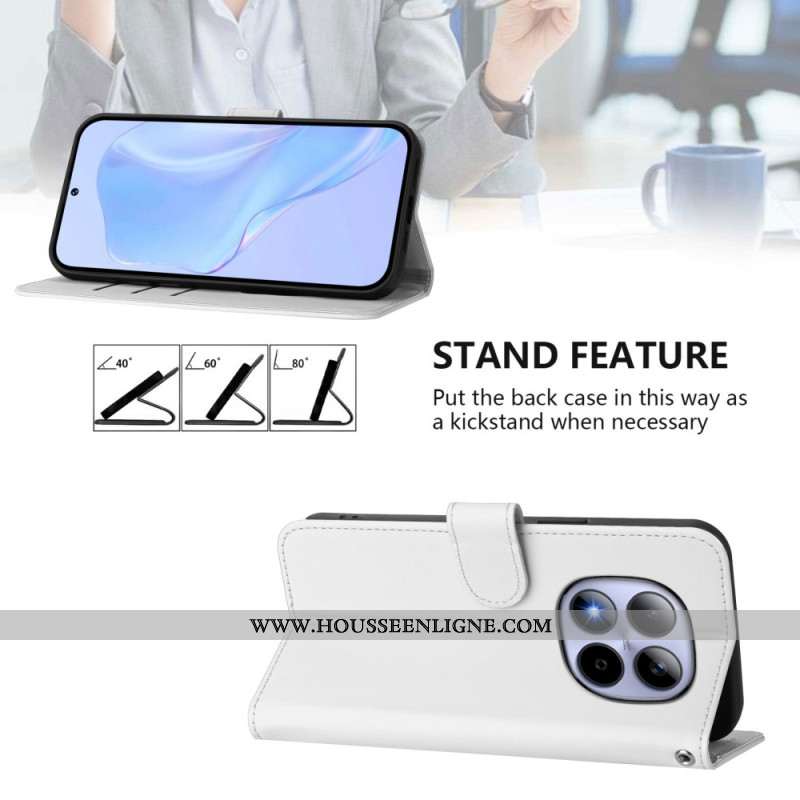 Housse Xiaomi Redmi Note 15 Pro 5G Simili Cuir Uni