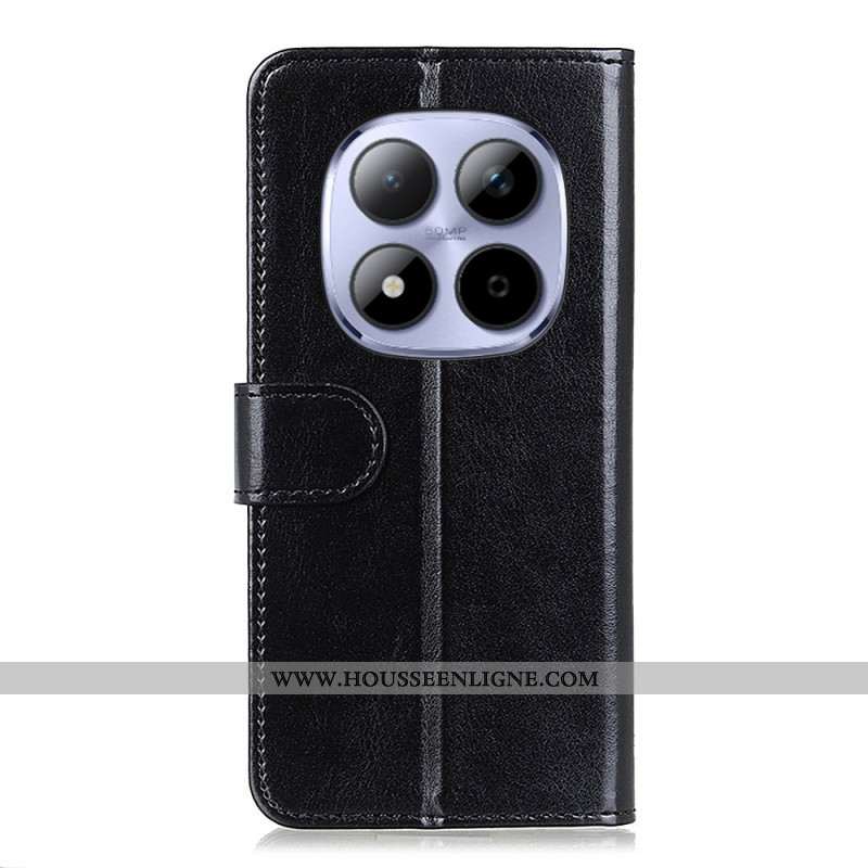 Housse Xiaomi Redmi Note 15 Pro 5G Simili Cuir Verni