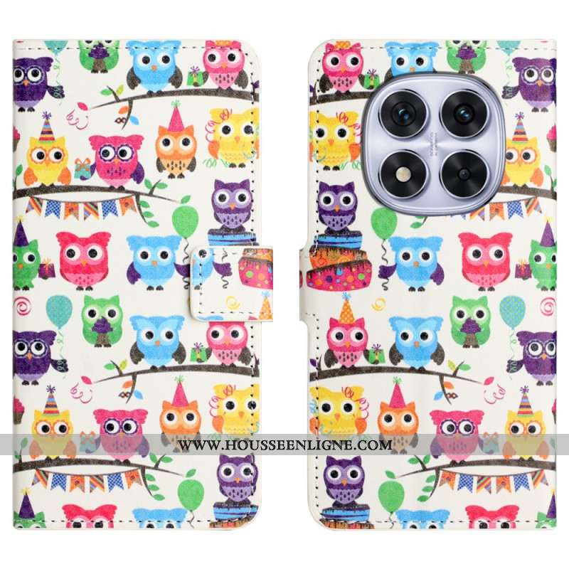 Housse Xiaomi Redmi Note 15 Pro 5G Tribu de Hiboux