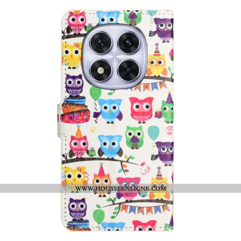 Housse Xiaomi Redmi Note 15 Pro 5G Tribu de Hiboux