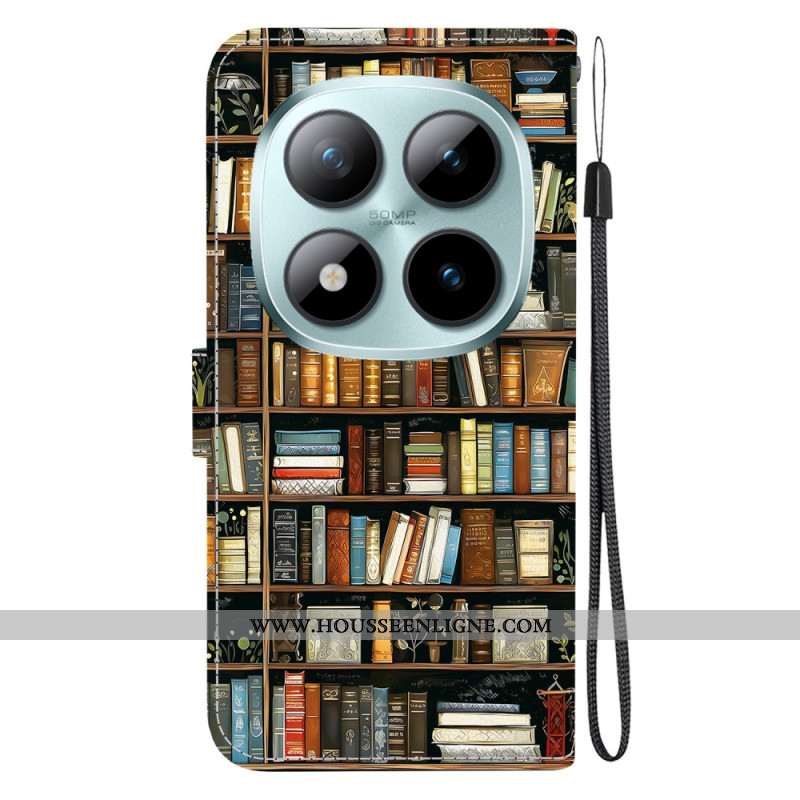 Housse Xiaomi Redmi Note 15 Pro Plus 5G / Poco M8 Pro 5G Bibliothèque