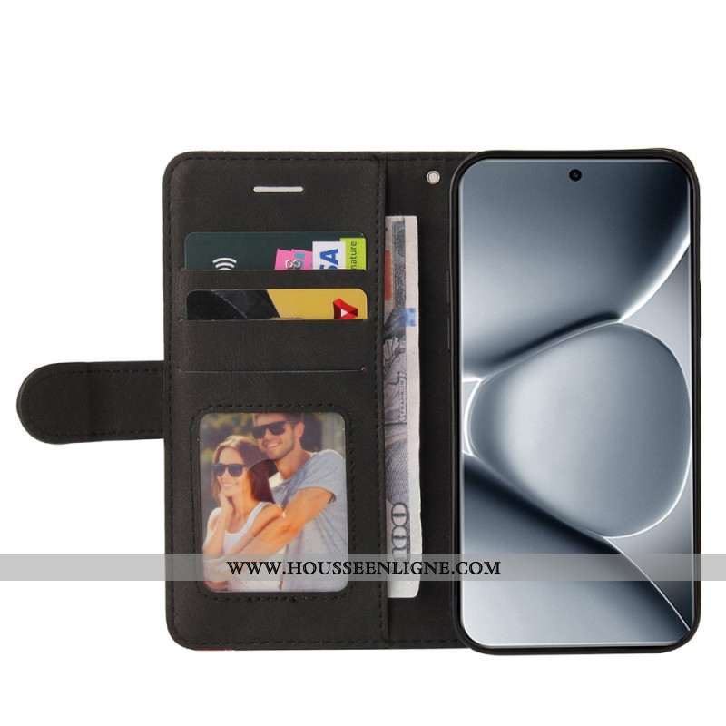 Housse Xiaomi Redmi Note 15 Pro Plus 5G / Poco M8 Pro 5G Bicolore Ondulation