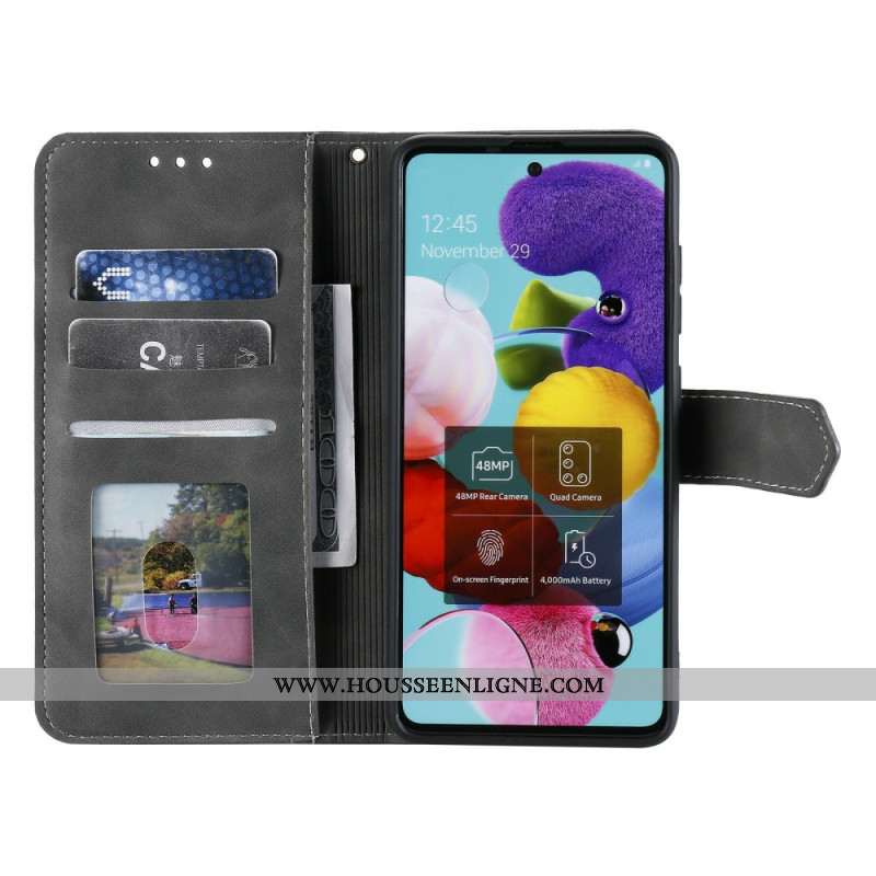 Housse Xiaomi Redmi Note 15 Pro Plus 5G / Poco M8 Pro 5G Bicolore Rétro à Lanière