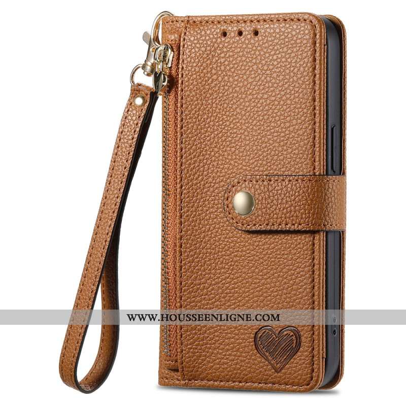 Housse Xiaomi Redmi Note 15 Pro Plus 5G / Poco M8 Pro 5G Blocage RFID Design Coeur