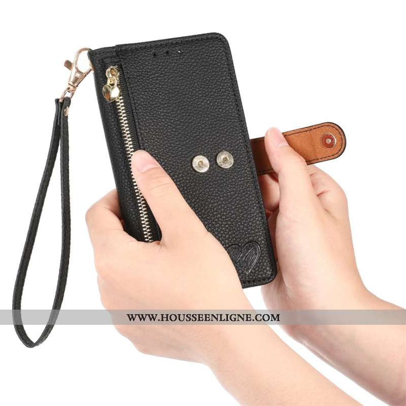 Housse Xiaomi Redmi Note 15 Pro Plus 5G / Poco M8 Pro 5G Blocage RFID Design Coeur