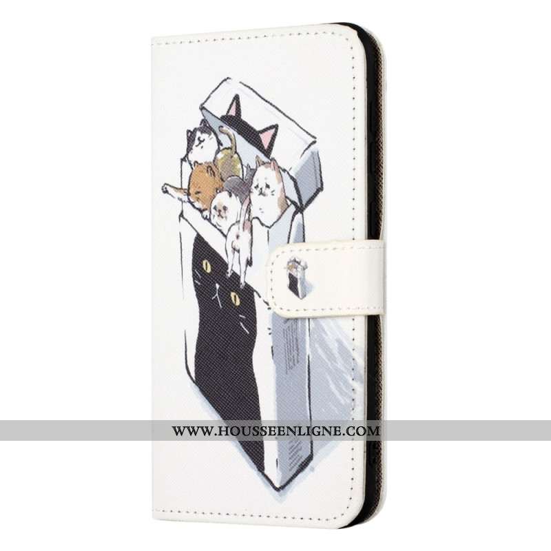 Housse Xiaomi Redmi Note 15 Pro Plus 5G / Poco M8 Pro 5G Chats dans la Boîte