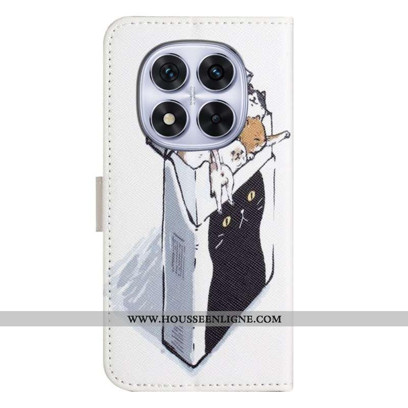 Housse Xiaomi Redmi Note 15 Pro Plus 5G / Poco M8 Pro 5G Chats dans la Boîte