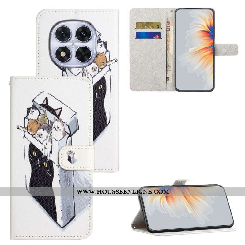 Housse Xiaomi Redmi Note 15 Pro Plus 5G / Poco M8 Pro 5G Chats dans la Boîte