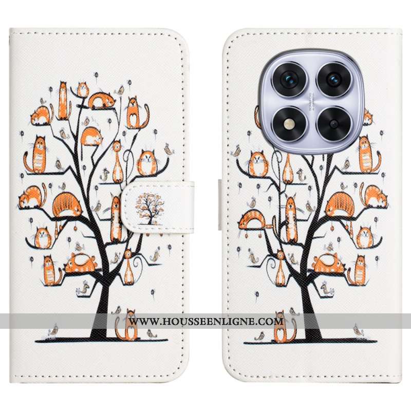 Housse Xiaomi Redmi Note 15 Pro Plus 5G / Poco M8 Pro 5G Chats et Arbre