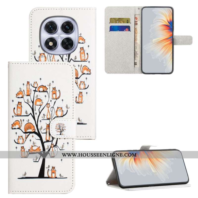 Housse Xiaomi Redmi Note 15 Pro Plus 5G / Poco M8 Pro 5G Chats et Arbre