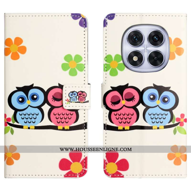 Housse Xiaomi Redmi Note 15 Pro Plus 5G / Poco M8 Pro 5G Couple de Hiboux