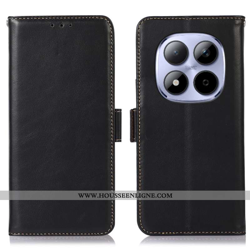 Housse Xiaomi Redmi Note 15 Pro Plus 5G / Poco M8 Pro 5G Cuir Véritable